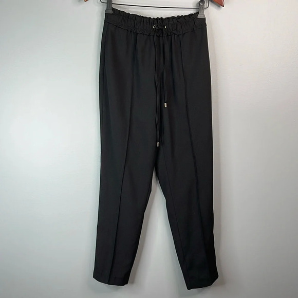 Zara Black Drawstring Trousers - Picture 11 of 11